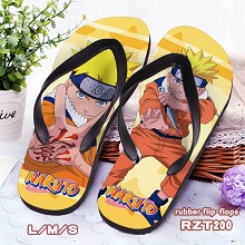 Naruto anime rubber flip-flops shoes slippers a pair