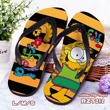 Garfield rubber flip-flops shoes slippers a pair