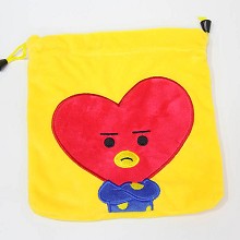 BTS plush drawing bag
