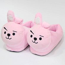 BTS plush shoes slippers a pair