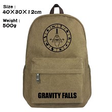 Gravity Falls canvas backpack bag