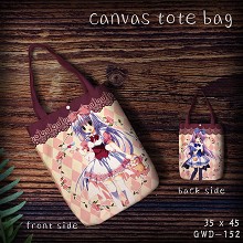 ALICE or ALICE anime canvas tote bag shopping bag