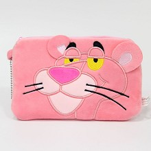 Pink Panther anime plush wallet