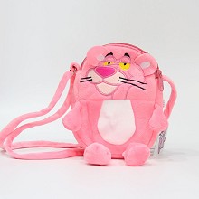 Pink Panther anime plush satchel shoulder bag