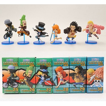 WCF One Piece anime figures set(6pcs a set)