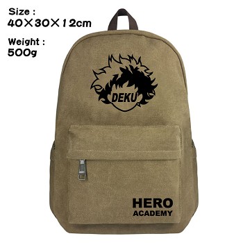 My Hero Academia anime backpack bag