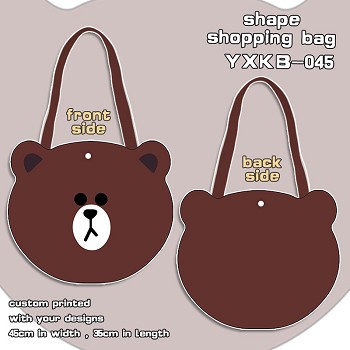 Bear Brown shape shopping bag shoulder bag