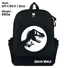 Jurassic World anime canvas backpack bag
