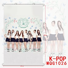 K-POP star wall scroll