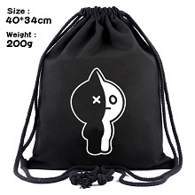 Star BTS drawstring backpack bag