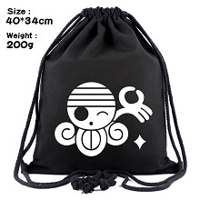 One Piece Nami anime drawstring backpack bag