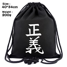 One Piece anime drawstring backpack bag