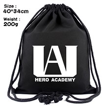 My Hero Academia anime drawstring backpack bag
