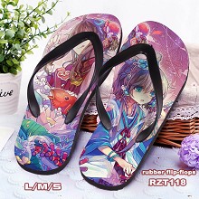 Luo Tianyi anime flip-flops shoes slippers a pair