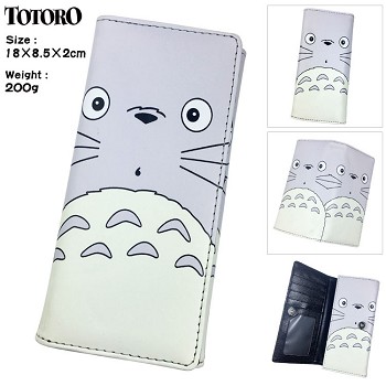 Totoro anime long wallet