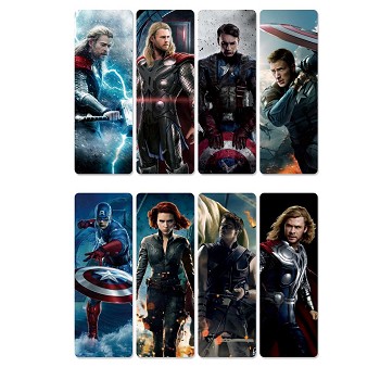 The Avengers pvc bookmarks set(5set)