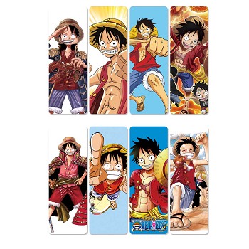 One Piece Luffy anime pvc bookmarks set(5set)