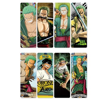 One Piece Zoro anime pvc bookmarks set(5set)