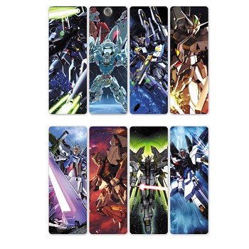 Gundam anime pvc bookmarks set(5set)