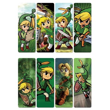 The legend of Zelda pvc bookmarks set(5set)