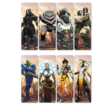 Overwatch pvc bookmarks set(5set)