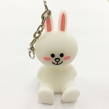 Rabbit key chain Mobile phone bracket