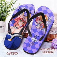 Fate grand order anime flip-flops shoes slippers a pair