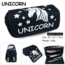 Unicorn canvas pen bag pencil bag