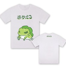 Travel Frog anime cotton t-shirt