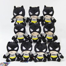 4inches Batman plush dolls set(10pcs a set)