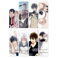 10count anime pvc bookmarks set(5set)