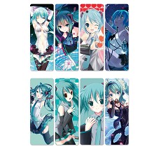 Hatsune Miku anime pvc bookmarks set(5set)