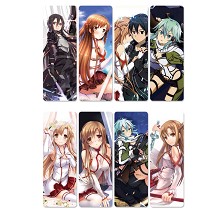 Sword Art Online anime pvc bookmarks set(5set)
