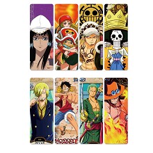 One Piece anime pvc bookmarks set(5set)