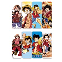 One Piece Luffy anime pvc bookmarks set(5set)