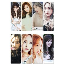 Taeyeon pvc bookmarks set(5set)