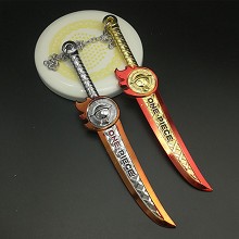 One Piece anime 2 knifes key chain 160MM