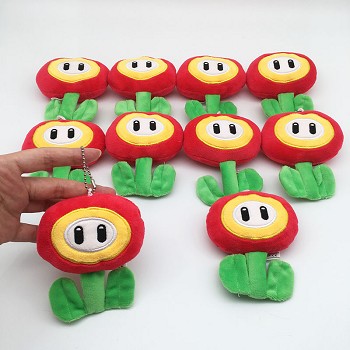 4inches Super Mario plush dolls set(10pcs a set)