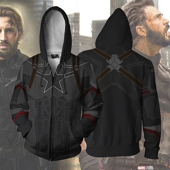 The Avengers Captain America printing hoodie sweater cloth