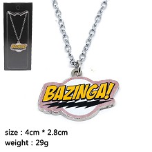 The Big Bang Theory bazinga necklace
