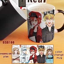Hataraku Saibou Cells At Work anime color change mug cup