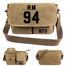 BTS 94RM canvas satchel shoulder bag