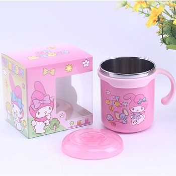 Melody cartoon 304 stainless steel cup mug