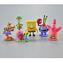Spongebob anime figures set(6pcs a set)