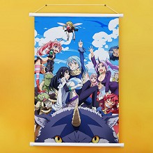 Tensei shitari slime anime wall scroll