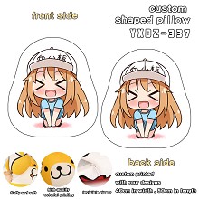 Cells At Work anime custom shaped pillow