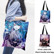 Tokyo ghoul anime black handle tote bag shipping b...