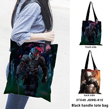 Goblin Slayer anime black handle tote bag shipping bag