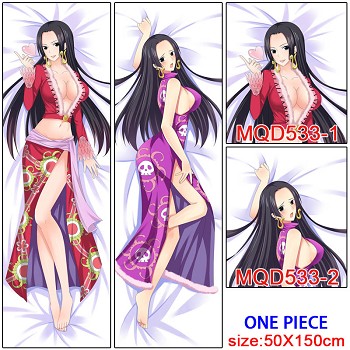 One Piece Hancock anime two-sided long pillow