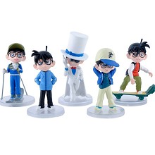 Detective conan anime figures set(5pcs a set)